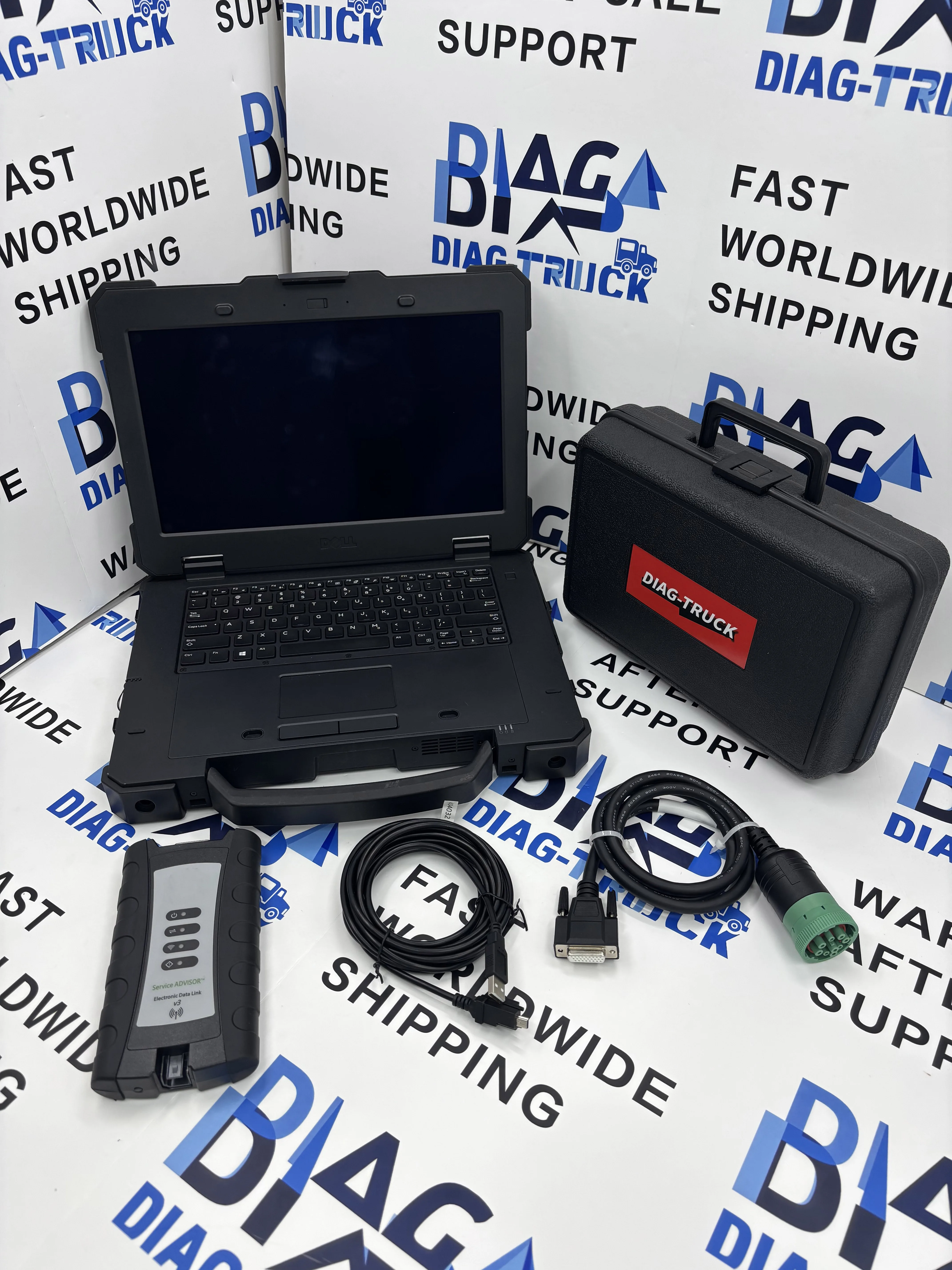 

EDL V3 Adapter Service Advisor Agriculture Tractor Construction Truck Forestry EDLV3 Diagnostic Tools Scanner Kit 5.0
