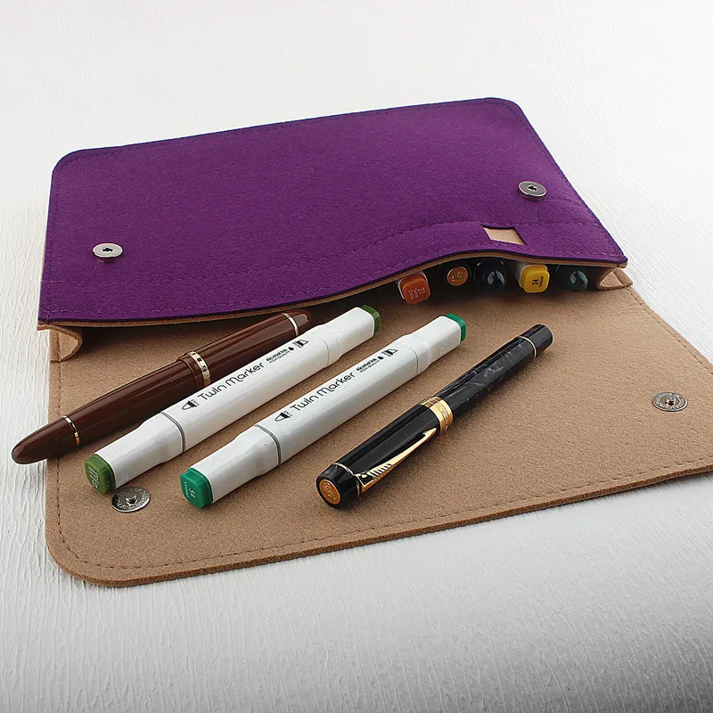 12 Fountain Pen Case, Rollerball Pen Case Color Color, Waterproof Blanket Pen Display Holder Organizer Bag