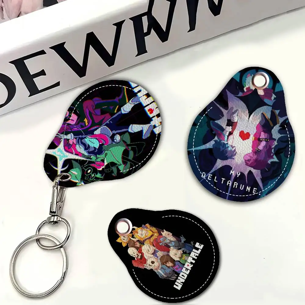 

Мультяшный брелок-держатель для карт Deltarune в форме капли воды, защитный чехол для карт доступа, карт лифта, карт с сенсором, карт-ключей
