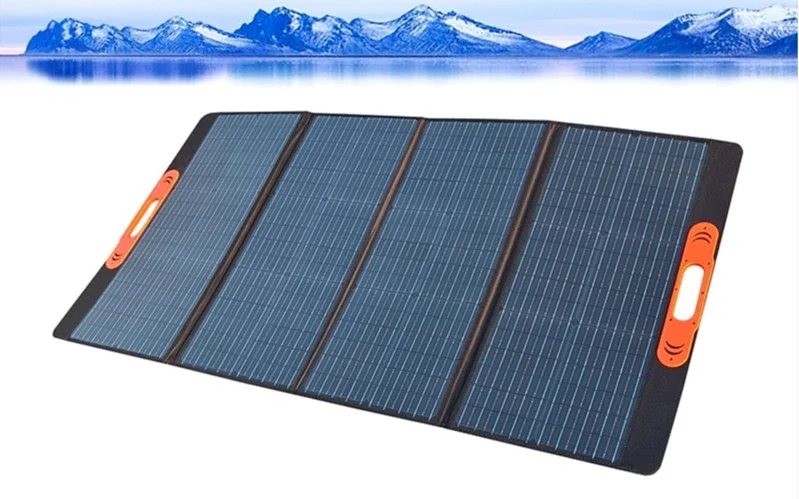 Outdoor Mobile Power Solar Charging Panel Folding Portable 100W200W 18V