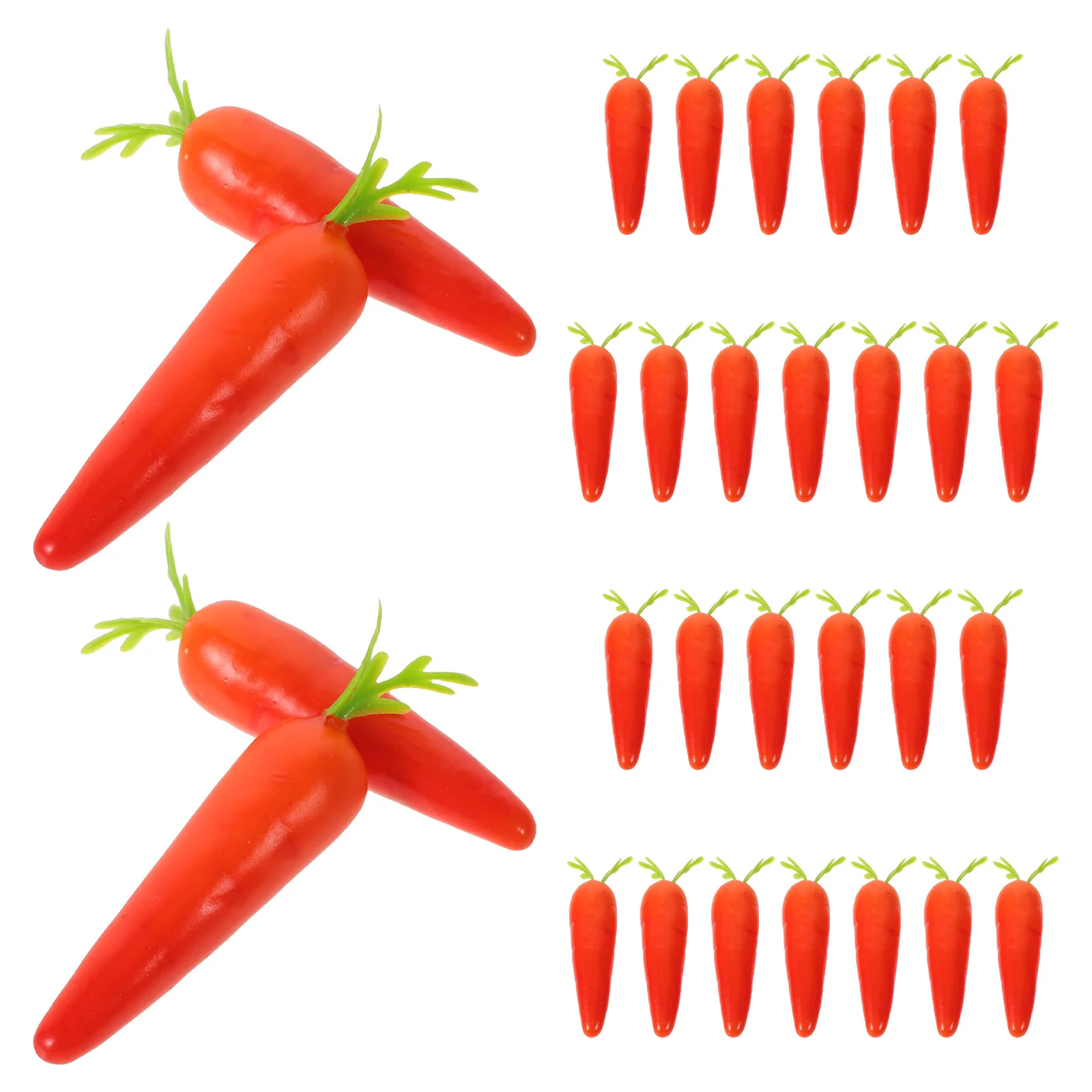 

Realistic Carrot Simulation Artificial Vegetable Decoration Home Kitchen Garden Display Creative Decorative Prop