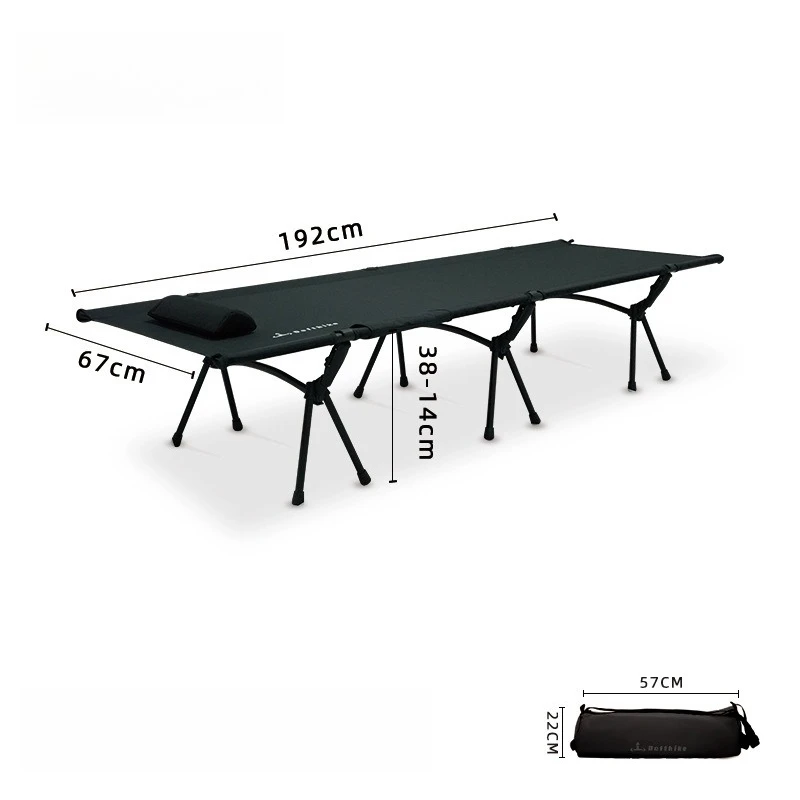 

Di Feike camp bed ultra-lightweight outdoor ground bed camping portable aluminum alloy single folding bed camping