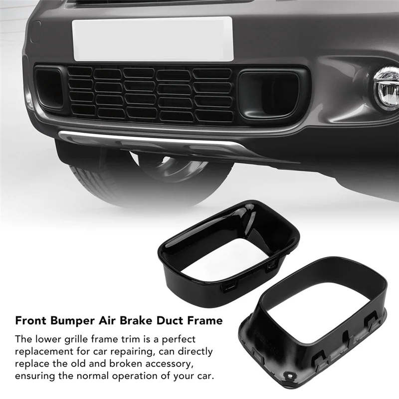 

ABYN-2 шт., накладка на переднюю нижнюю решетку автомобиля для BMW MINI R60 R61 51119803939 51119803940, детали