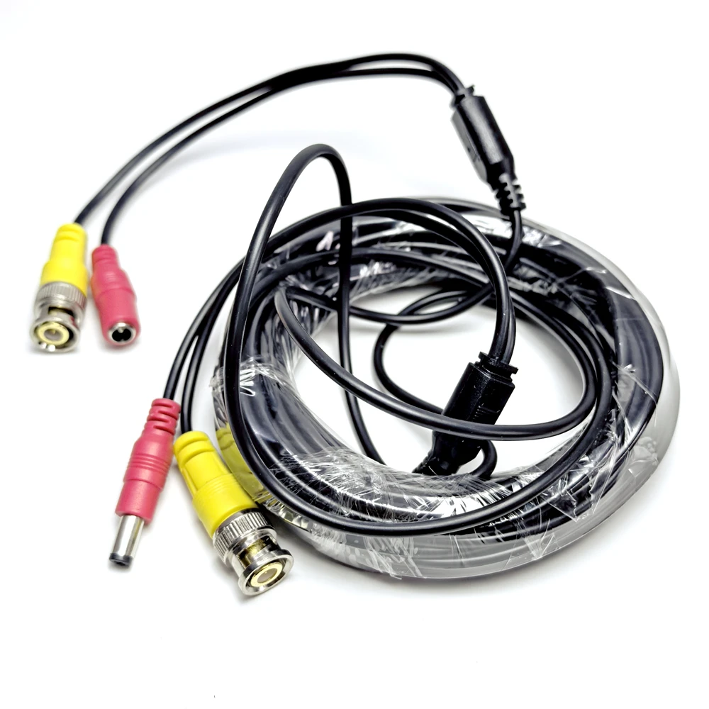 5/10/20/30M BNC Cable For CVBS CCTV DVR Camera Recorder System Accessories Video Cable DC Power Security Surveillance BNC Cable