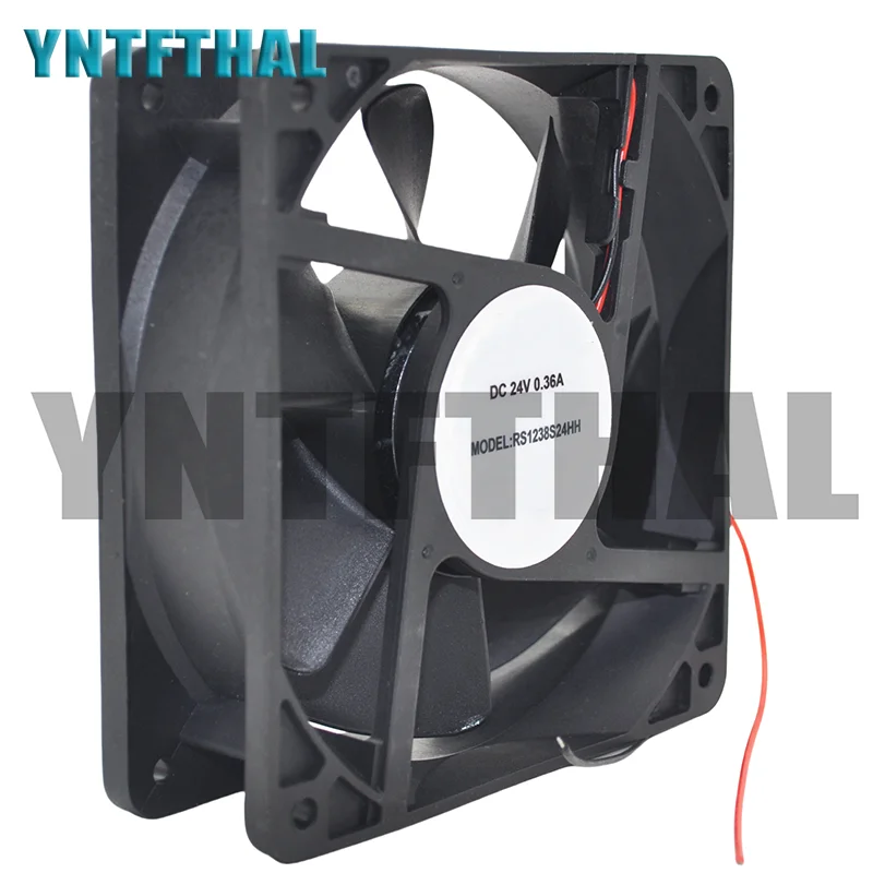 New For RS1238S24HH DC 24V 0.36A 120x120x38MM 2-Wire Server Cooling Fan