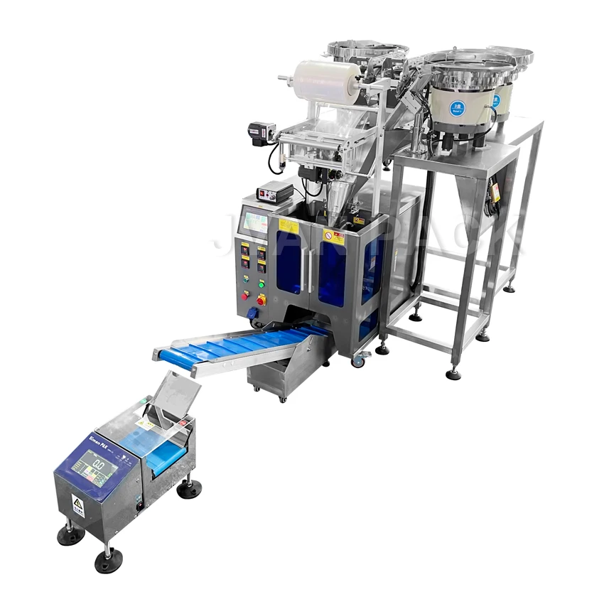 JP-320-3 Automatic Fastener Hardware Screws Bolts Nails Furniture Fittings Pouch Packing Machine