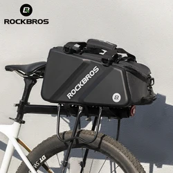 ROCKBROS Bicycle Hard Pannier 11.6L Capacity Storage Foldable Shoulder Bag Bike Rear Seat Trunk Carrier Bag MTB Bike Accessories