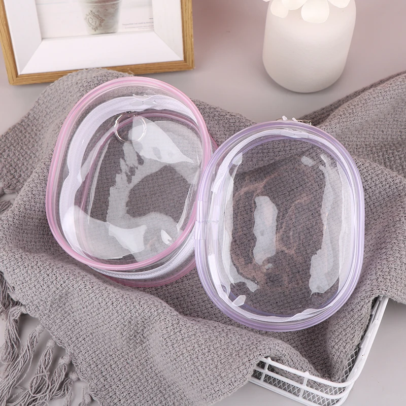 10CM Widened Version PVC Transparent Bag Keychain Display Bag Storage Case Organizer Box Storage Pouch Wallet Toy Doll Bag