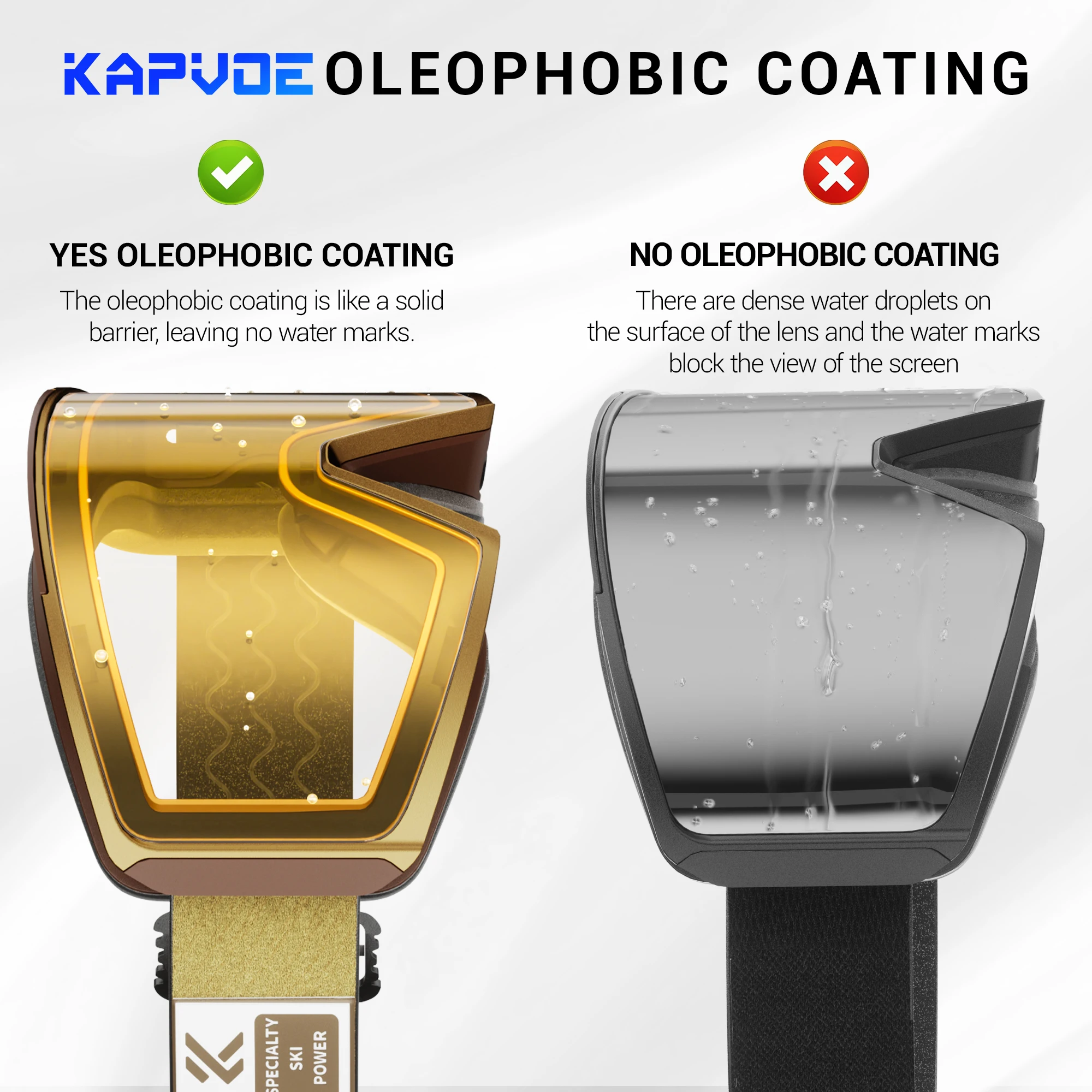 KAPVOE في الهواء الطلق نظارات التزلج اللونية الرجال على الجليد نظارات النساء الشتاء الثلوج النظارات الشمسية UV400 المغناطيسي الجذب عدسة جديد