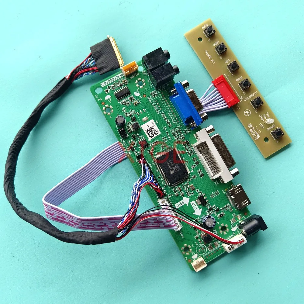 

DIY Kit For HV121WX5-110 HV121WX5-113 HDMI-Compatible LVDS 40 Pin 12.1" Laptop Matrix DVI VGA 1280x800 Controller Driver Board