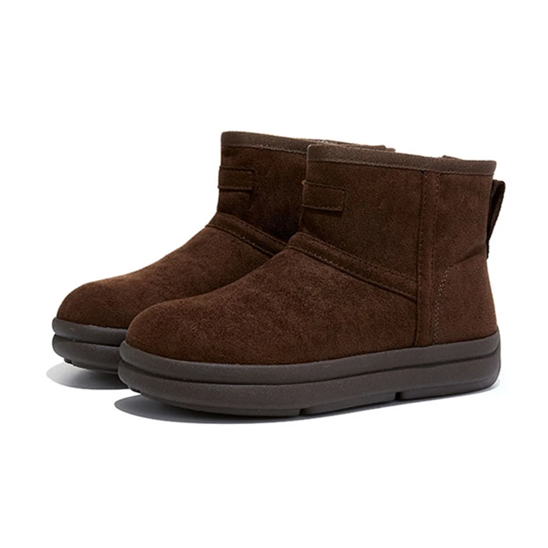 أحذية الثلوج النسائية الجديدة لعام 2025 أحذية نسائية شتوية مسطحة ومريحة بمقاسات كبيرة، أحذية نسائية للدراجات النارية غير قابلة للانزلاق