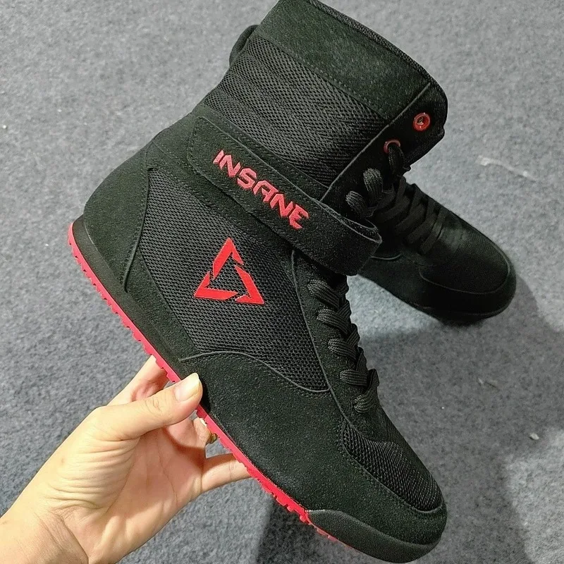 Hot Sale Wrestling Shoes Men Women Black Boxing Shoes for Unisex Breathable Gym Training Shoe Designer Fighting Shoe Youth