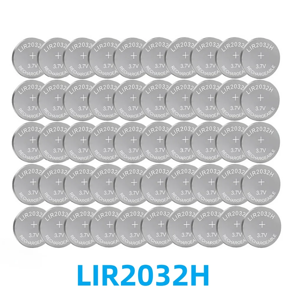 Pila LIR2032 recargable 3.7V – Litio alta capacidad compatible CR2032 - imagen 2