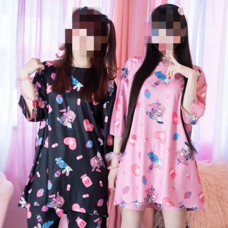 

Новая готическая футболка с 3D принтом в стиле аниме, унисекс, красочная, оригинальный уличный стиль Y2K, подходит для дома и отдыха на свежем воздухе