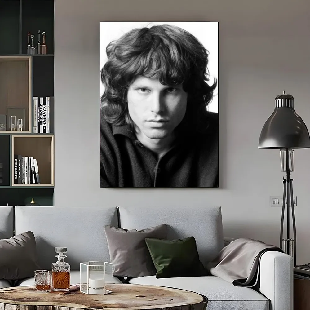 1pc The Doors Jim Morrison Poster artistico autoadesivo adesivo di carta impermeabile Coffee House Bar Room Wall Decor