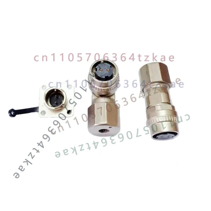 1PCS CM10-SP2S-M Servo Aviation Plug 2P Brake Lock Connector MR-BKCNS1 For Yaskawa FOR Mitsubishi