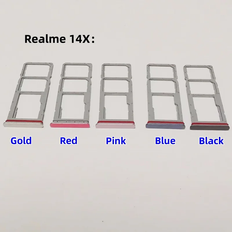 SIM Card Tray chip slot drawer card Holder For Realme 14X Realme14Pro 14Pro+ 14proPlus RMX5050 RMX5090 RMX5055 drawer chip tray