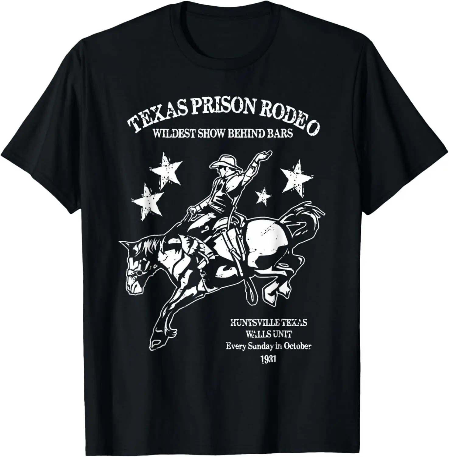 Texas Prison Rodeo Cowboy Western T-Shirt