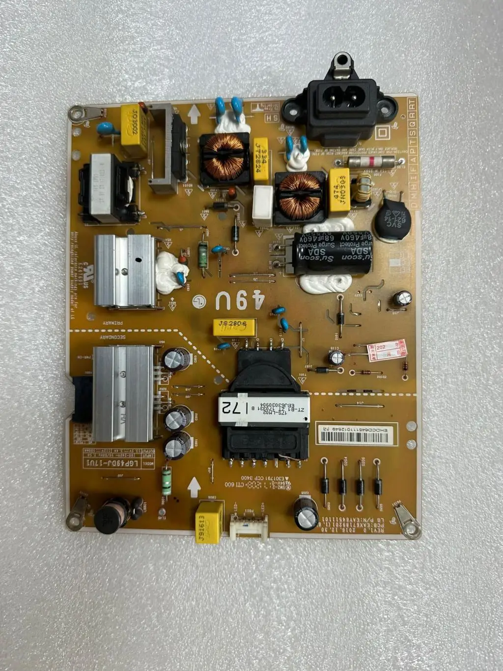 Power Board Power 49-inch LCD TV 49UJ6300 LGP49DJ-17U1 EAX67189201 (1.6) EAY64511101