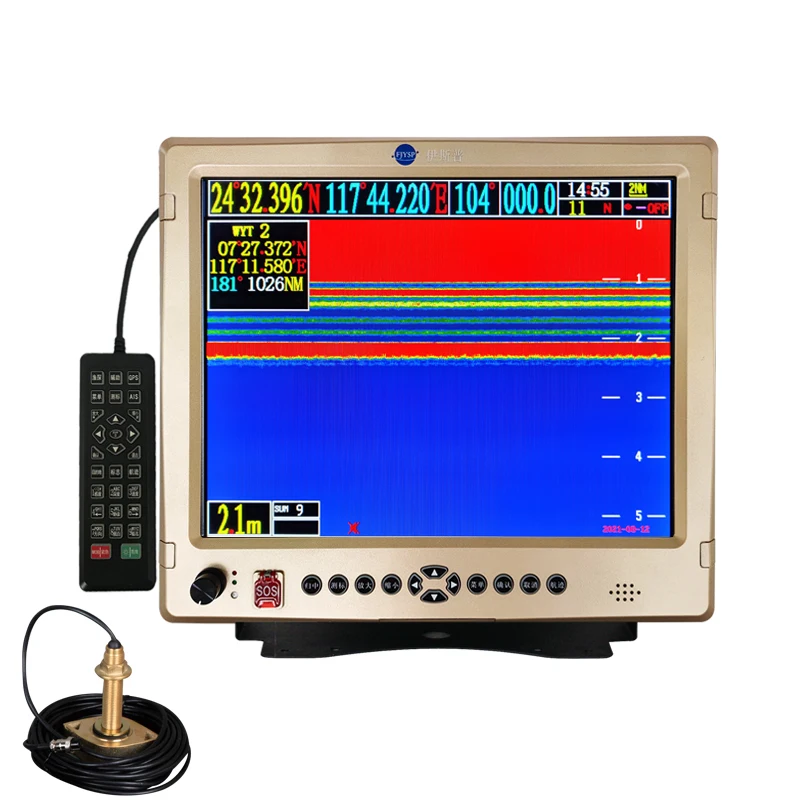 Ocean 15-inch searchlight sonar fish finder