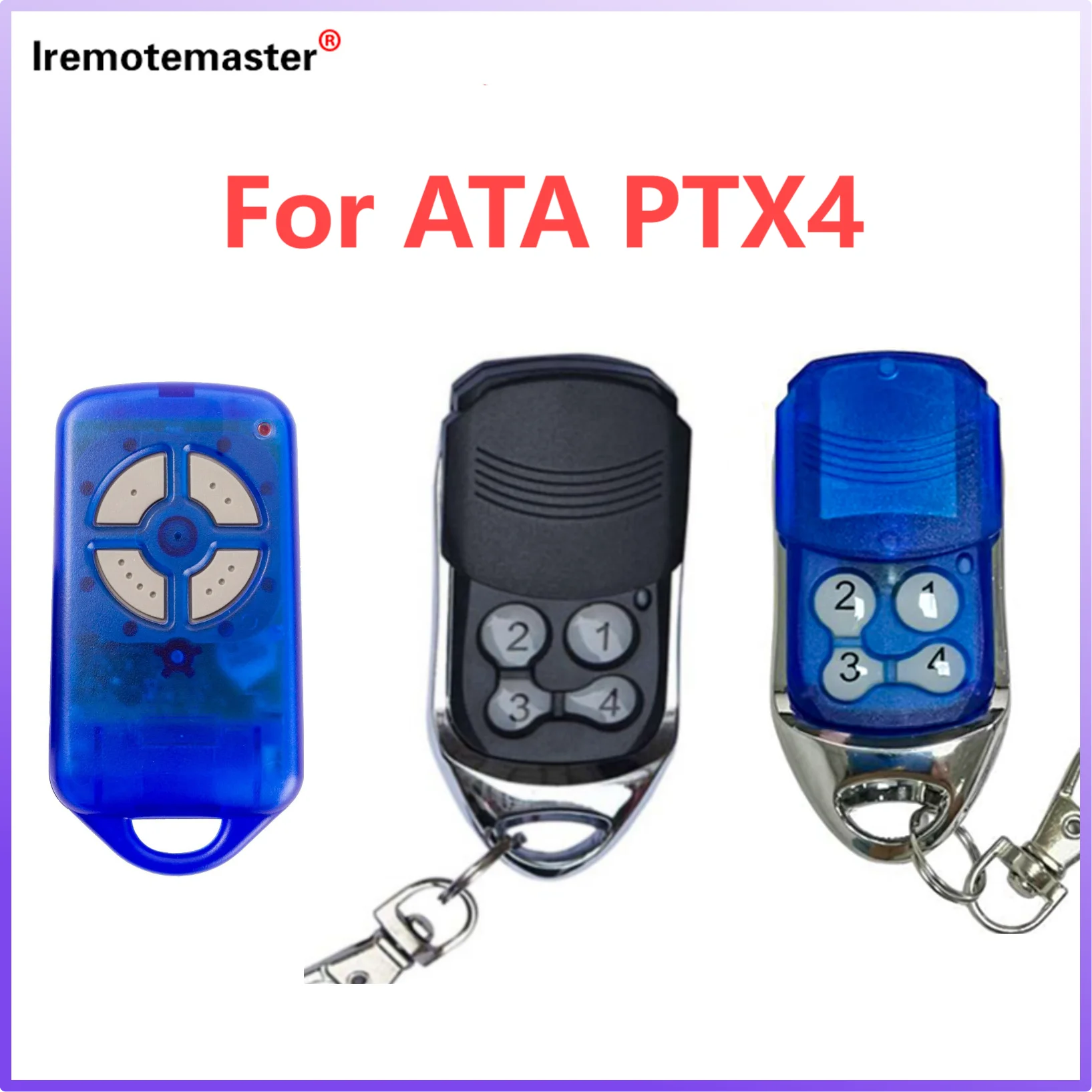 

For ATA PTX4 Securacode Garage Door Remote Control 433.92MHz Rolling Code Electric Gate Control Opener PTX4 Remote Control