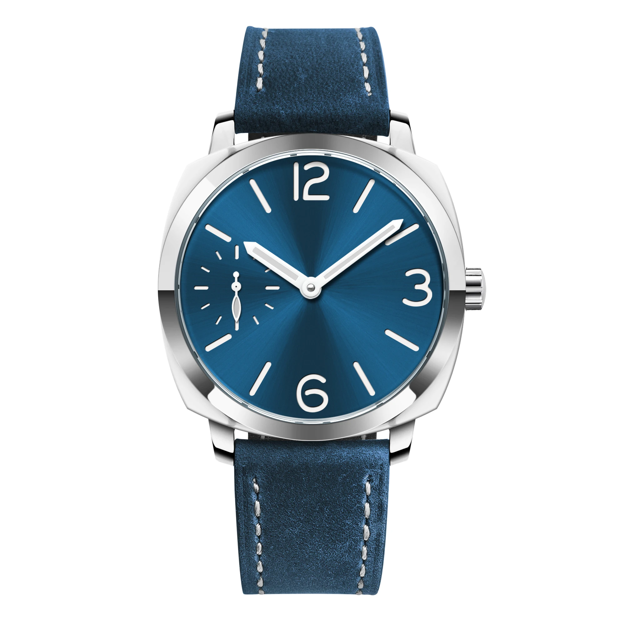 42mm Corgeut horloge modieus st3600 of ST3601, populaire verkoop, saffierglas, herenhorloge, handmatig mechanisch horloge