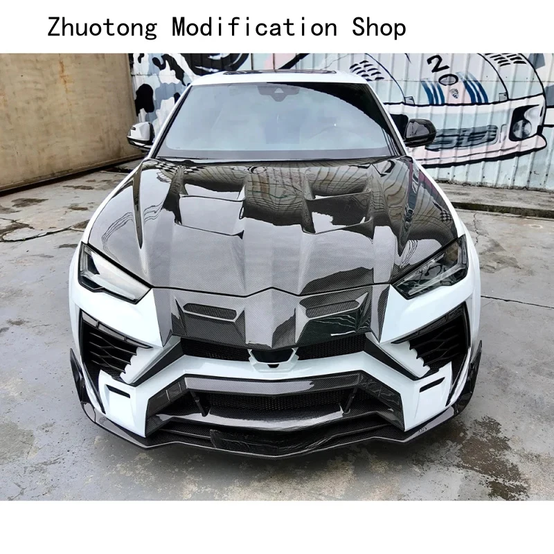 High Quality Style Carbon Fiber Car Body Kit Front Engine Hood Bonnet