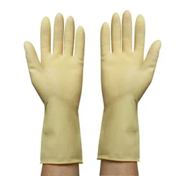 10Pairs Flexible Waterproof Dishwashing  Impervious Durable Kitchen Clean Tools Acid and Alkali Resistant Rubber Gloves