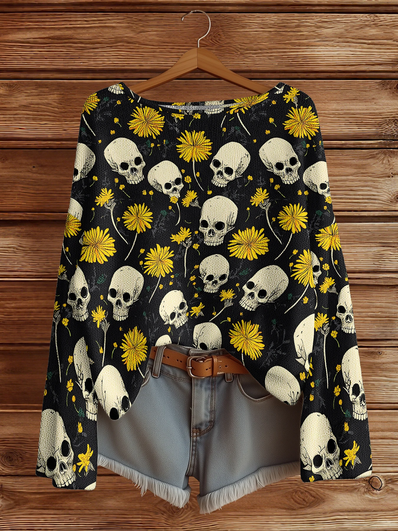 

Autumn Winter Knitted sweaters Halloween Vintage Fashion Sweater Streetwear jumpers for girls y2k Tops Halloween Clothes Women