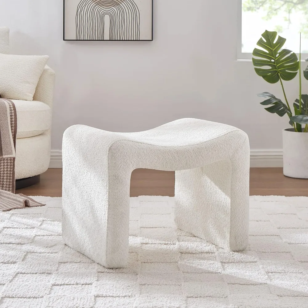 

Small Ottoman footstool, multi-functional modern footstool, sofa footstool, extra seating in the living room, entrance