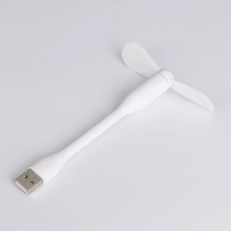 Mini USB Fan Flexible Bendable Fan For Power Bank Laptop PC AC Charger Portable Hand Fan For Computer Summer Gadget