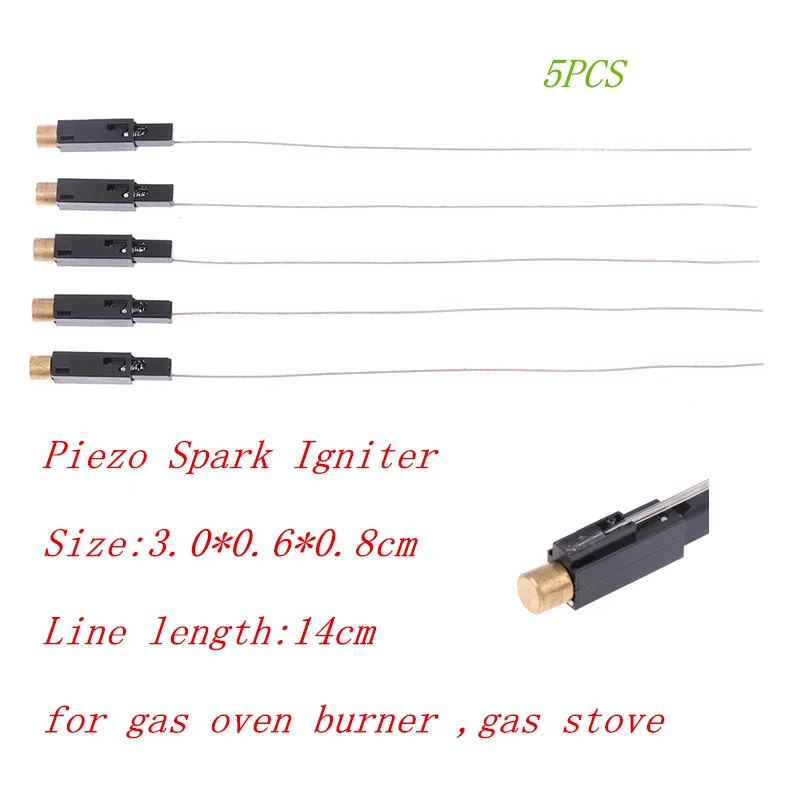 5Pcs Piezoelectric Fire Wire Copper Cap Electronic Igniter For Spray Gun Lighter Stove Accessories Cooker Supplies