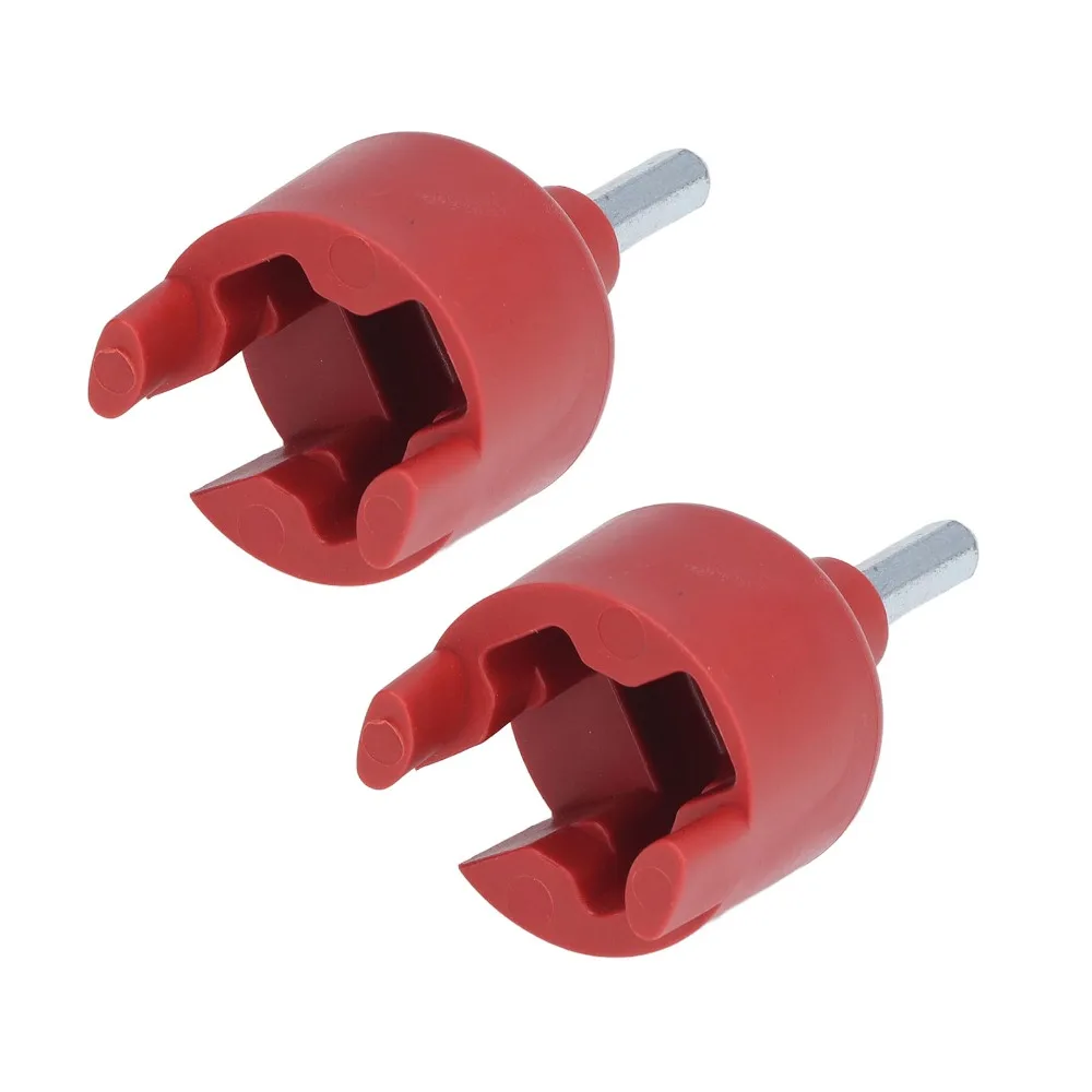 2Pcs Plastic Electric Fence Insulator Lightweight Durable Insulator Mounting Sleeve Red Environmentally Friendly view 4