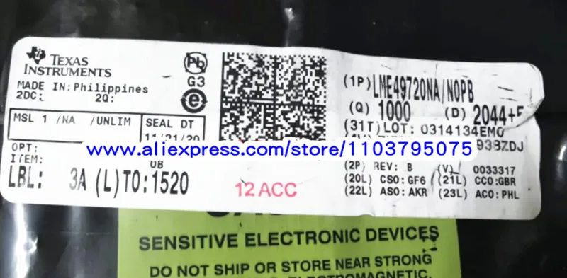 2 PCS ~ 5 PÇS/LOTE LME49720NA 49720NA DIP8 100% Novo estoque original