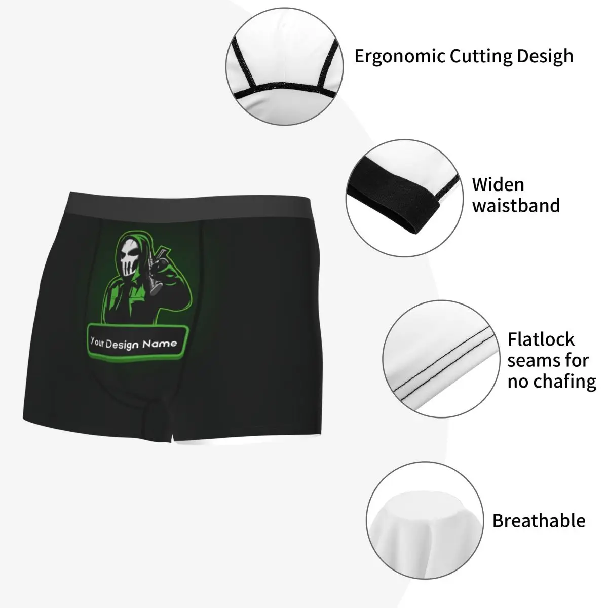 Aangepaste Paladins Boxers Shorts Heren Paladins Slips Ondergoed Grappige onderbroeken