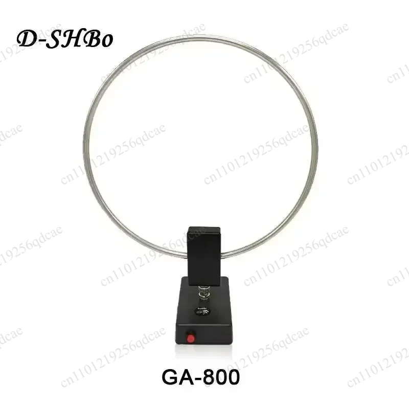 GA800 Active Loop Antenna 10KHz-159MHz HF Short Wave Small Loop Antenna  MW Shortwave SSB Aviation Band Reception