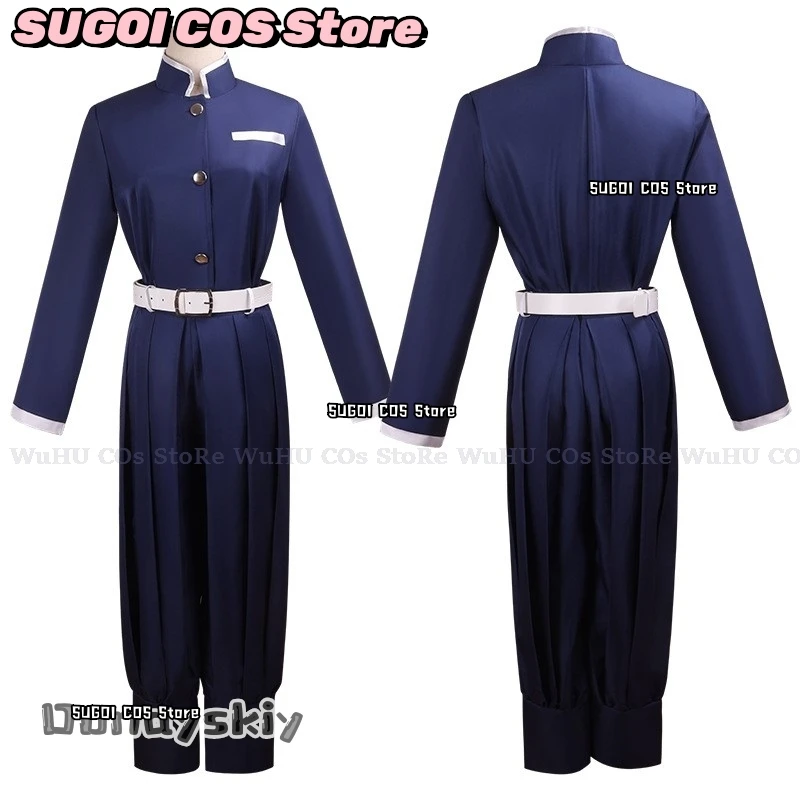 Kostum Cosplay Anime Slayer Kanzaki Aoi Wig Cosplay Aoi Kanzaki Kisatsutai Demon Wanita {SUGOI COS}Permainan Peran Pesta Halloween