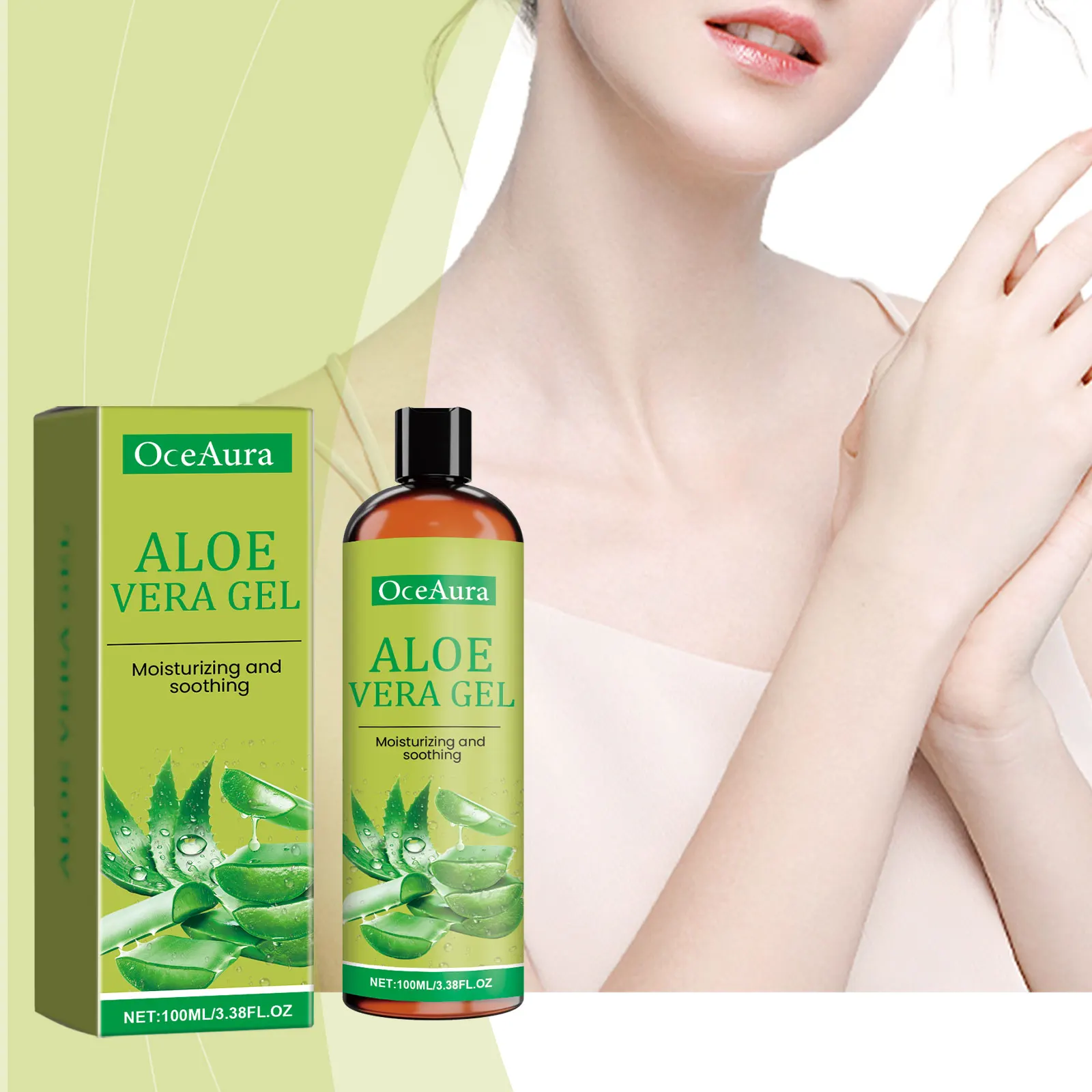 Moisturizing Hydrating Aloe Vera Gel Deeply Nourish Facial Body Skin Shrink  Pores Reduce Fine Lines Dry Frizzy Hair Care Essence - AliExpress 66