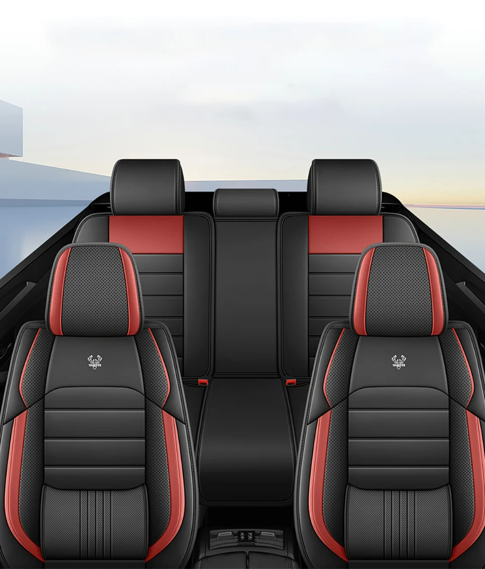 2025 PU-Leder LUXURY Autositzbezüge für Jeep Liberty KJ Jetta MK6 Ford Fusion Jeep Renegade Komplettset Innenausstattung – Detail 2