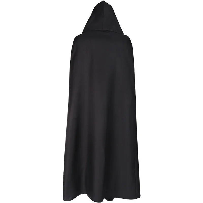 Mittelalter licher Herren mantel Kapuzen mantel Gothic Vampir Teufel Hexen zauberer Cosplay Anime Cape Knight Wikinger Halloween Kostüm