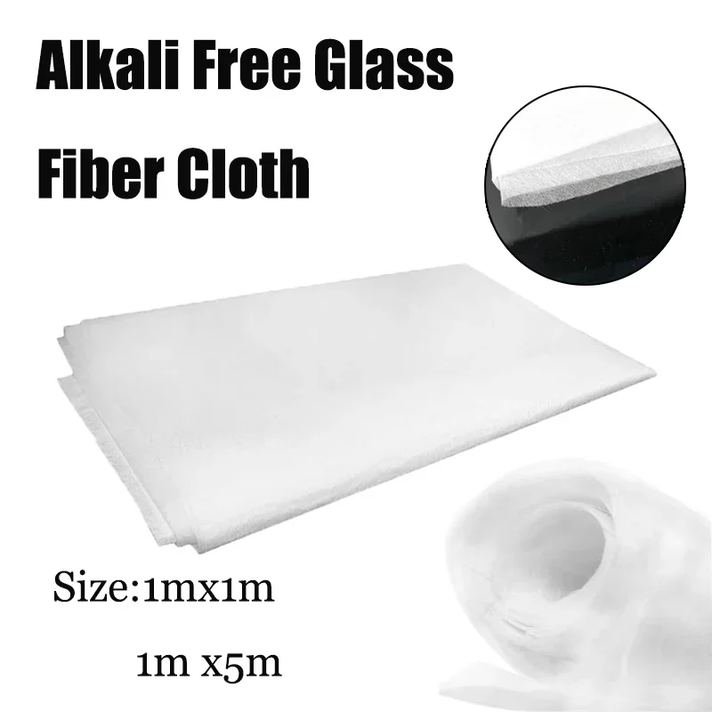 1m/5m Fiberglass Ma, Alkali-Free Chopped Strand Fiber Cloth for GRP Resin, DIY & Fabric Reinforcement