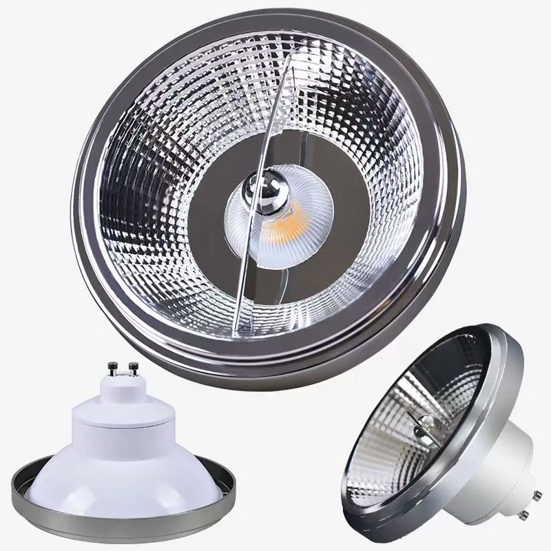 Dimmable LED AR111 lamp Reflector cup 12w 15w G53 GU10 QR111  ES111 LED spotlight AC85-265V