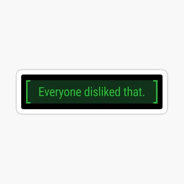 Everyone Disliked That  Stickers for Kid Room Anime Funny Decorations Luggage Stickers Cute Decor  Living Room Car Home Print