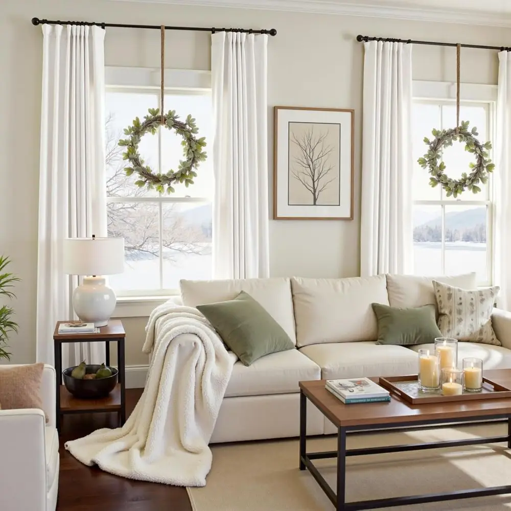 ผ้าม่านกันความร้อนแบบรูตาไก่ 84 นิ้ว สไตล์โมเดิร์นหรูหรา สีขาวกำมะหยี่ ช่วยกรองแสง สำหรับห้องนอนและห้องนั่งเล่น