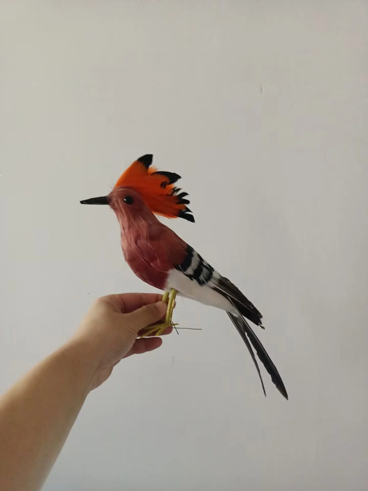 new simulation foam and feather hoopoe bird model home garden decoration gift about 30cm a0057