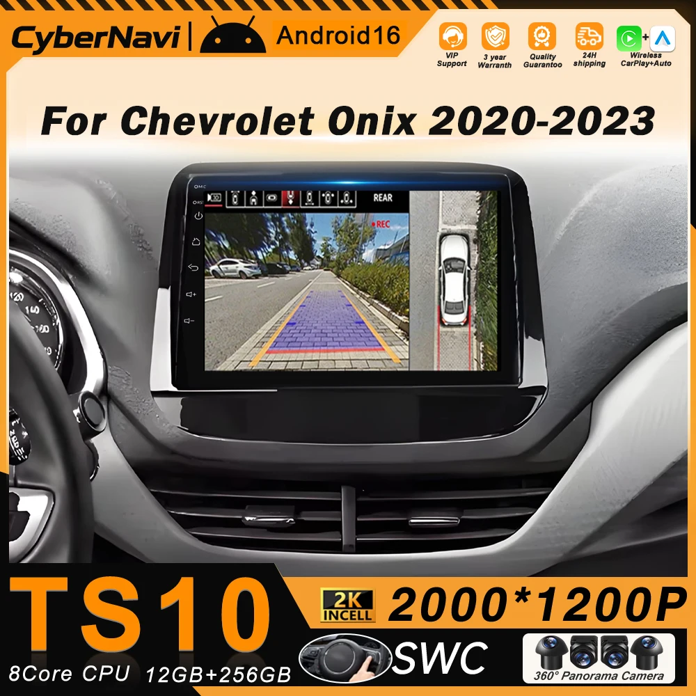 

Android For Chevrolet Onix 2020-2023 Car Radio Stereo QLED Screen Multimedia Video Player Navigation Head Unit Carplay Bluetooth