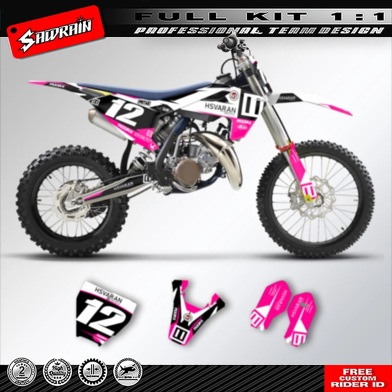 

Sawrain Full Set Motorcycle Graphics Decals Stickers Kit for TC85 2018 2019 2020 2021 2022 2023 007