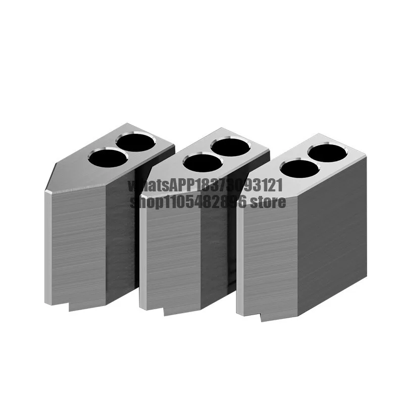 Hydraulic chuck Three-claw raw claw Soft claw 6 8 10 plus height 60 90 degrees clip Small lathe hydraulic claw