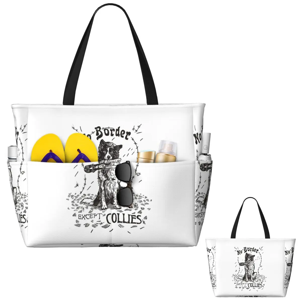 

No Border Кроме Пляжная большая сумка Colllies Спортивная сумка для занятий йогой в тренажерном зале Большая большая сумка Женская дорожная сумка Сумка для фитнеса