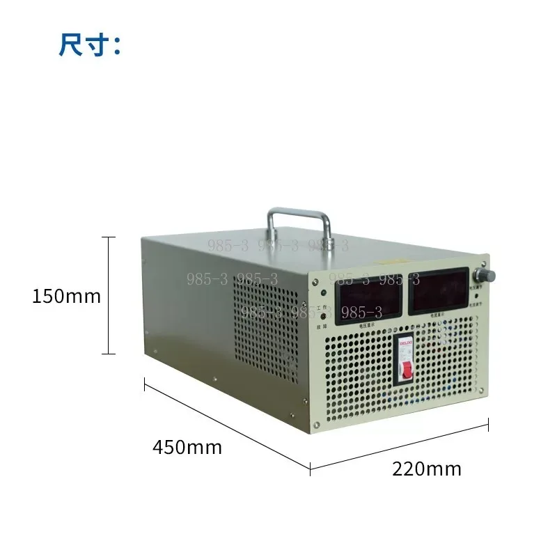 Блок питания AC-DC высокого напряжения 2000 Вт, 0-150 В 13,3 А, полностью регулируемый, с цифровым дисплеем
